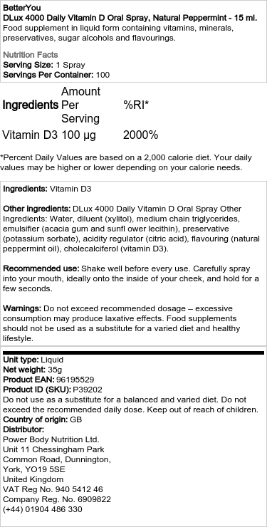 Natural Peppermint - 15 ml.
