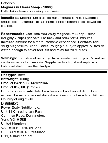Magnesiumflager til Søvn - 1000g - Billede 2