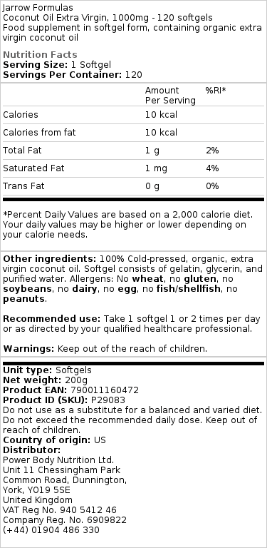 1000mg - 120 softgels