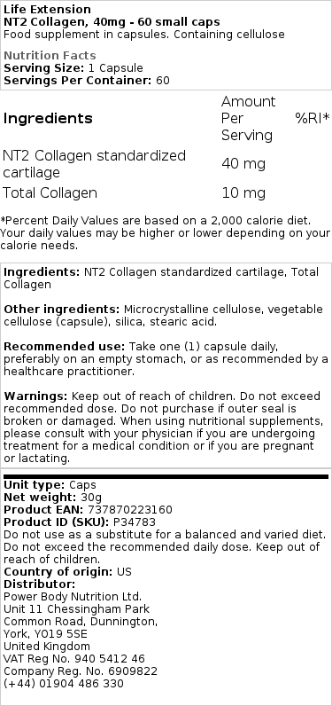 40mg - 60 small caps