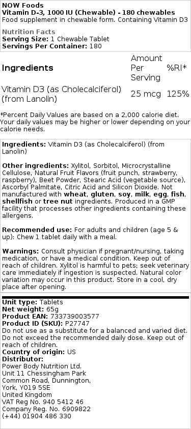 D3-vitamin, 5000 IE - 240 softgels - Billede 2