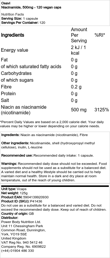 500mg - 60 vegan caps