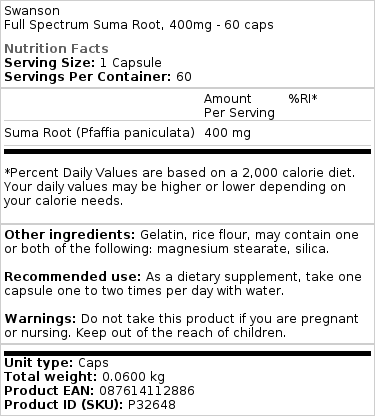 Fuldspektret Sumarod, 400 mg - 60 kapsler - Billede 2