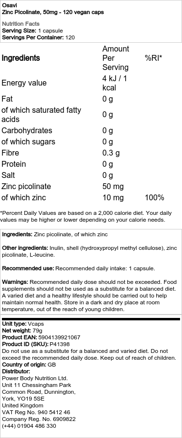 50mg - 180 vegan caps
