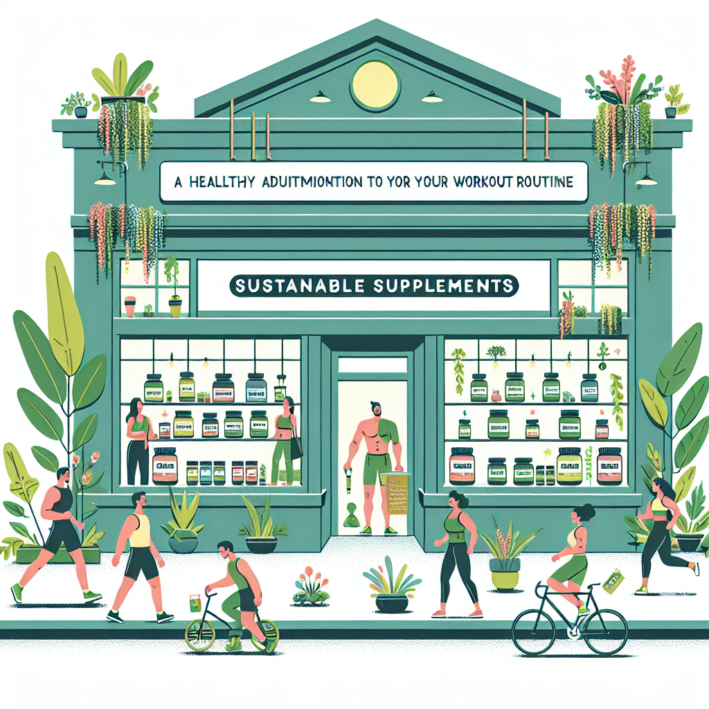 Bæredygtige kosttilskud: En sund tilføjelse til din træningsrutine