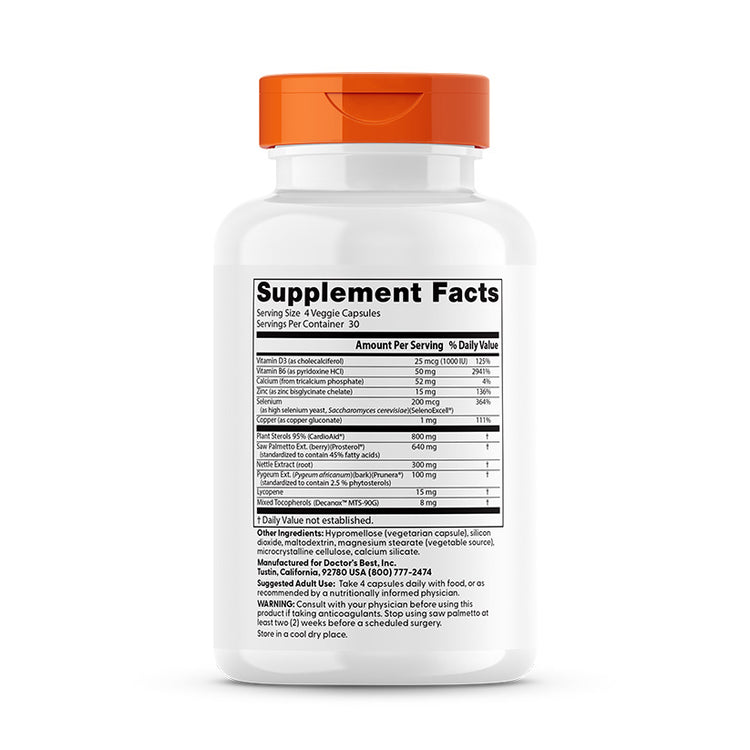 Omfattende Prostata Formula med Seleno Excell - 120 vcaps - Billede 2