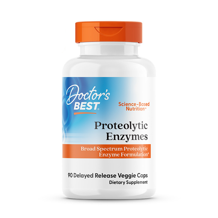 Doctor's Best - Proteolytiske Enzymer - 90 kapsler