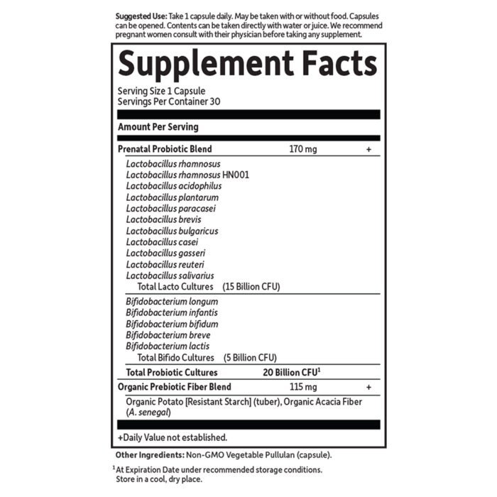 Dr. Formulated Probiotika Daglig Prenatal - 30 kapsler - Billede 2