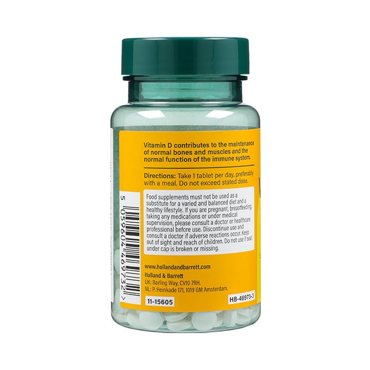 D-vitamin, 25 mcg - 240 tabletter - Billede 3