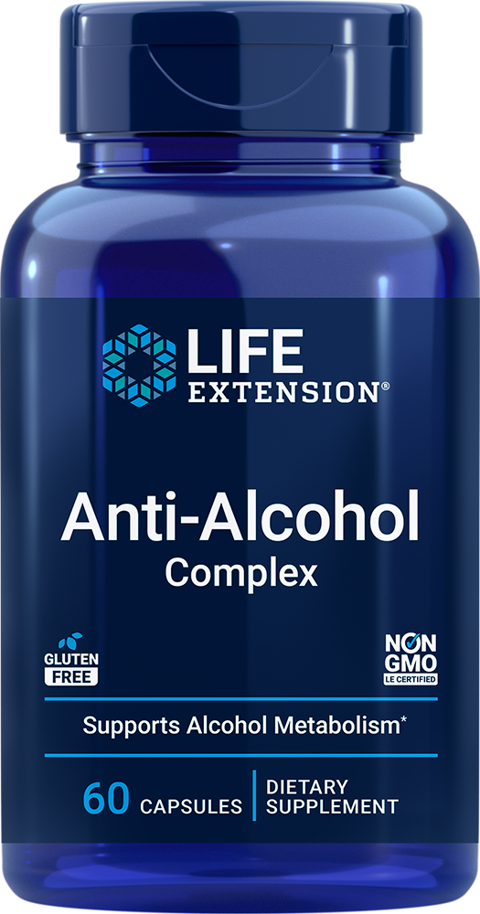 Life Extension - Anti-Alkohol Kompleks - 60 kapsler