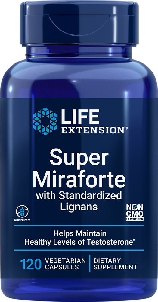 Life Extension - Super Miraforte med standardiserede lignaner - 120 kapsler