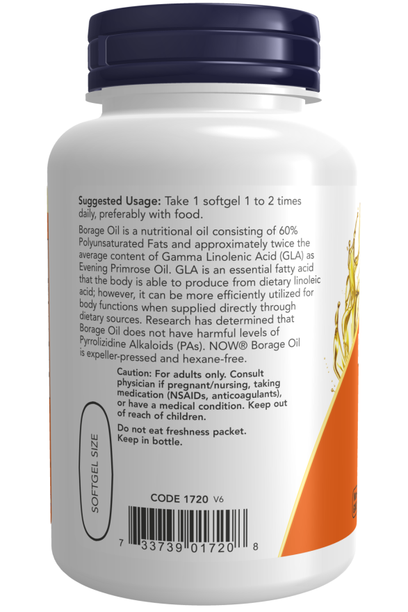 Boragoolie, 1000 mg - 60 bløde kapsler - Billede 3