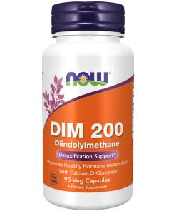 NOW Foods - DIM 200 Diindolylmethane - 90 kapsler
