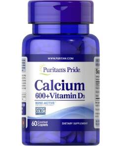 Puritan's Pride - Calcium + Vitamin D3 - 60 caplets