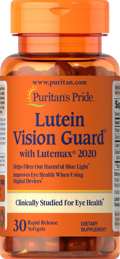 Puritan's Pride - Lutein Vision Guard - 30 bløde geléer