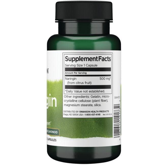 SWANSON Naringin 500 mg 60 kapsler - Billede 2
