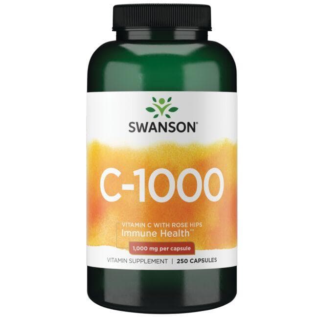 Swanson - C-vitamin med hybenekstrakt