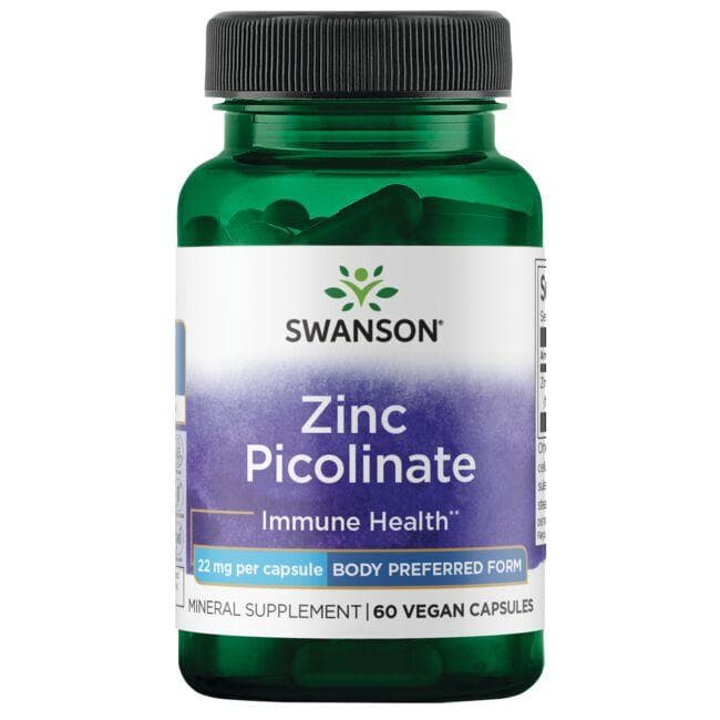 Swanson - Zink Picolinat Kroppens Foretrukne Form