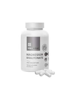 USA medical Magnesium Bisglycinate (60 Capsules)