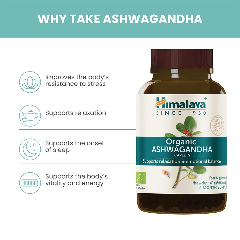 Økologisk Ashwagandha – 60 tablets - Image 3