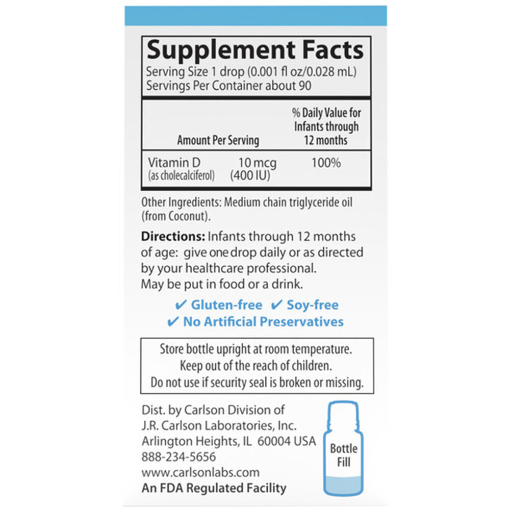 Baby's Super Daily D3 – 400 IU – 10 ml - Image 3