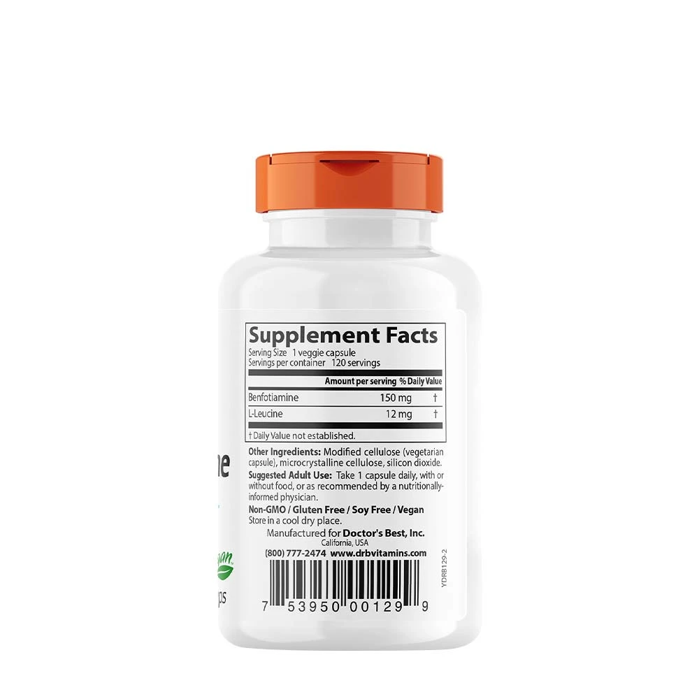 BenfoPure – Benfotiamin – 150 mg – 120 vegetabilske kapsler - Image 4