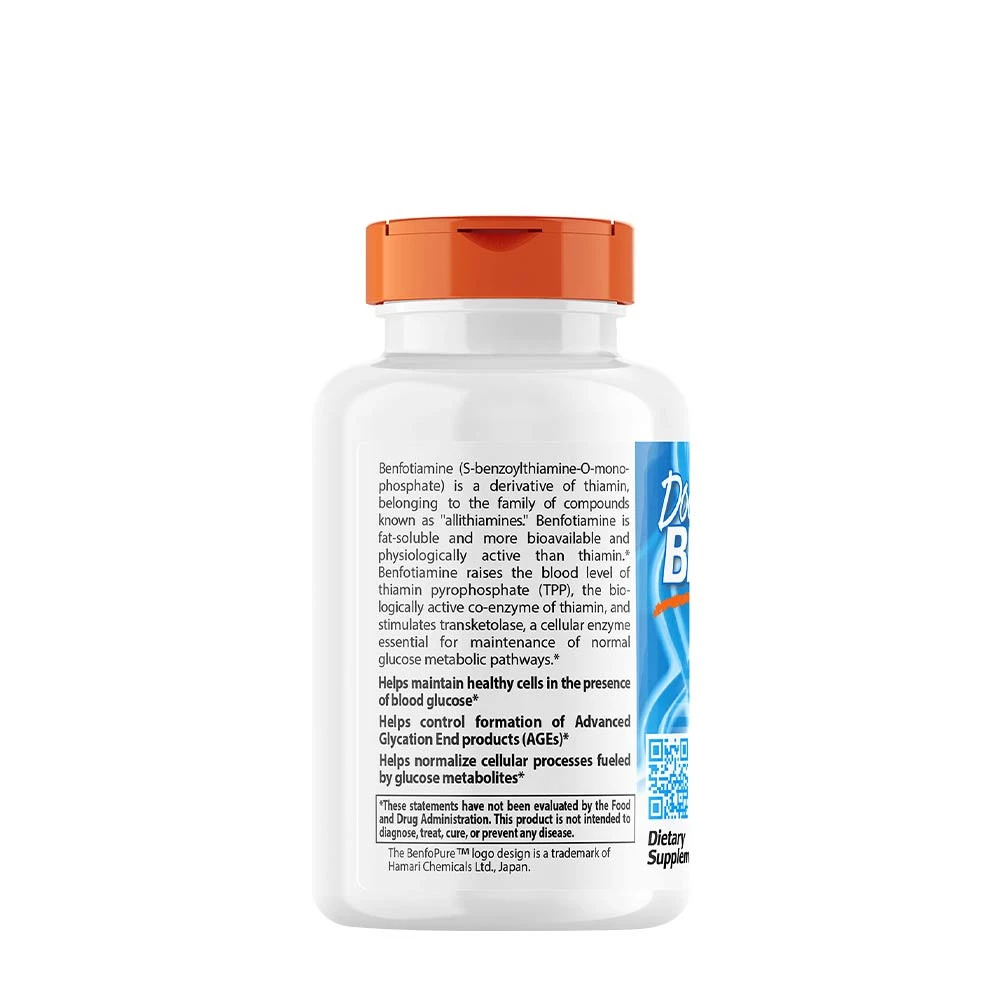 BenfoPure – Benfotiamin – 150 mg – 120 vegetabilske kapsler - Image 7