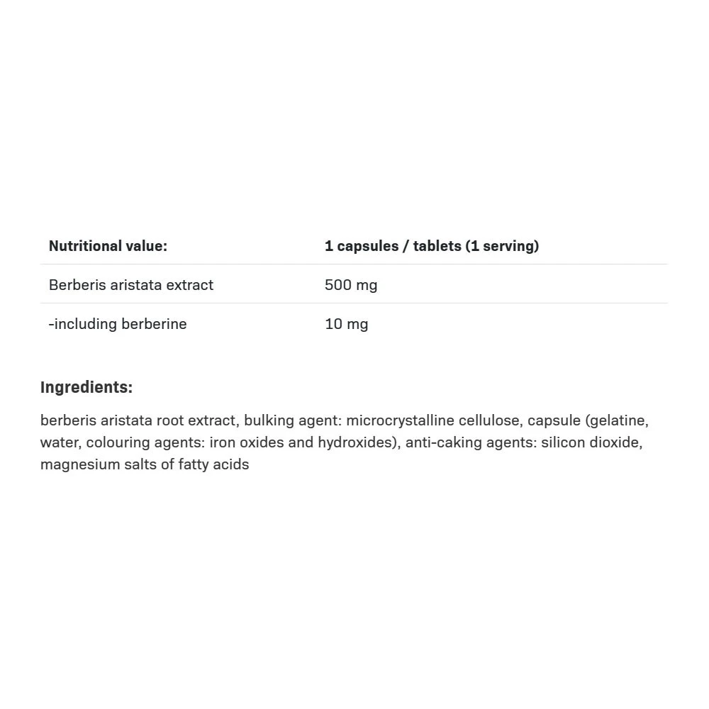 Berberin – 90 capsules - Image 2