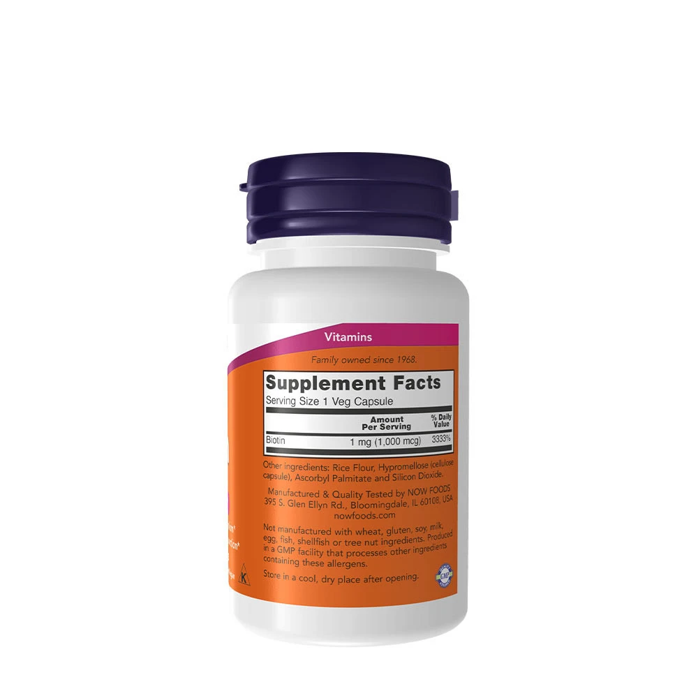Biotin – 1000mcg – 100 Hætteglas - Image 4
