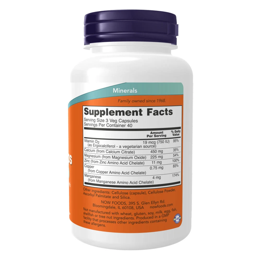 NOW Foods – Calcium Citrate Kapsler - Image 4