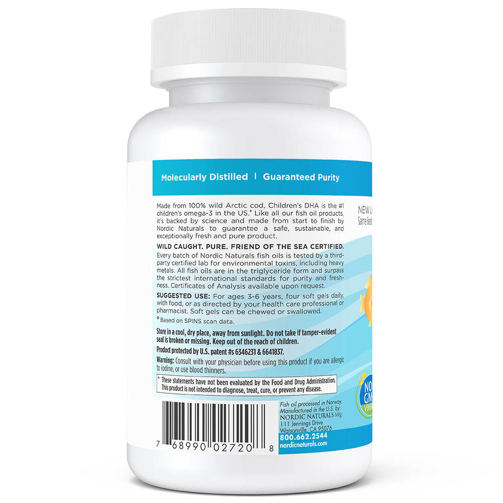 Børns DHA – 250mg Omega-3 Strawberry – 360 mini softgels - Image 3