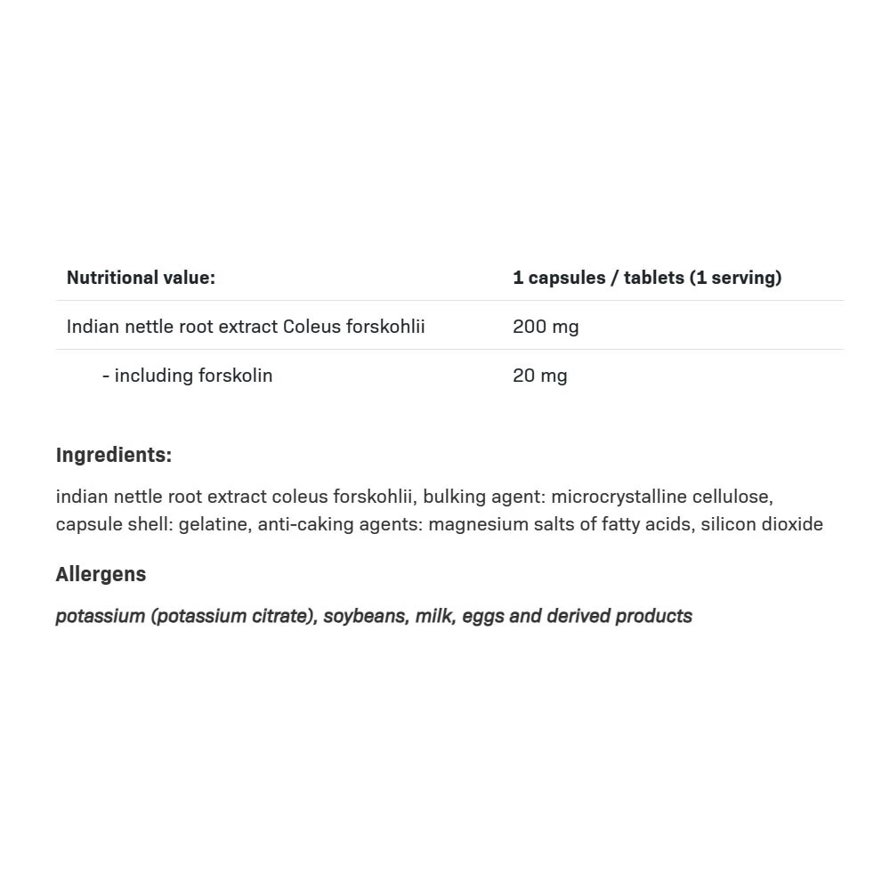 Coleus Forskohlii – 90 capsules - Image 2