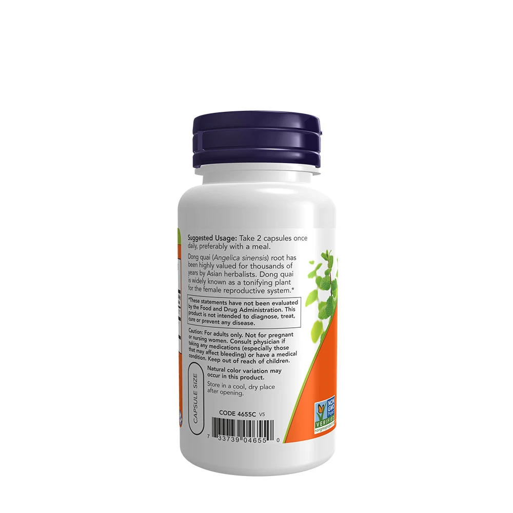 Dong Quai – 520 mg – 100 veganske kapsler - Image 3
