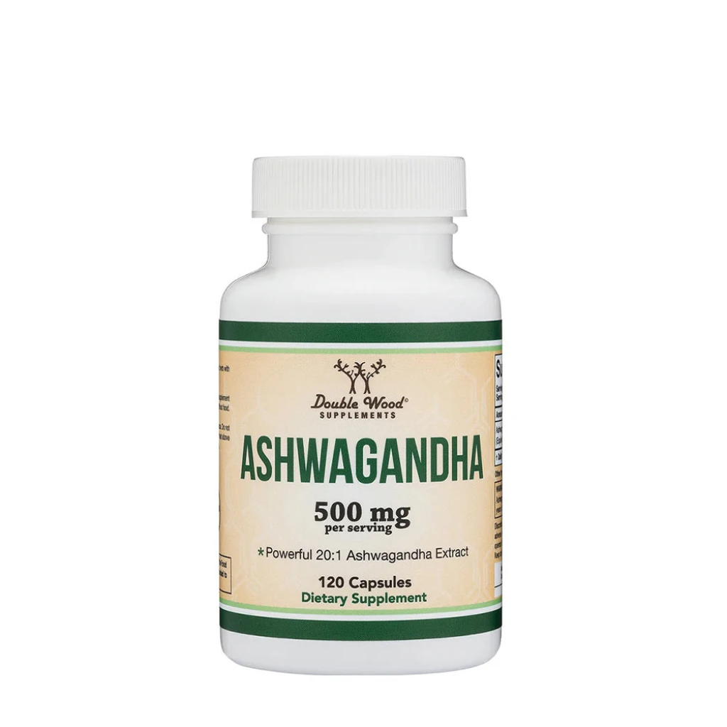 Double Wood Supplements Ashwagandha (120 Capsules)