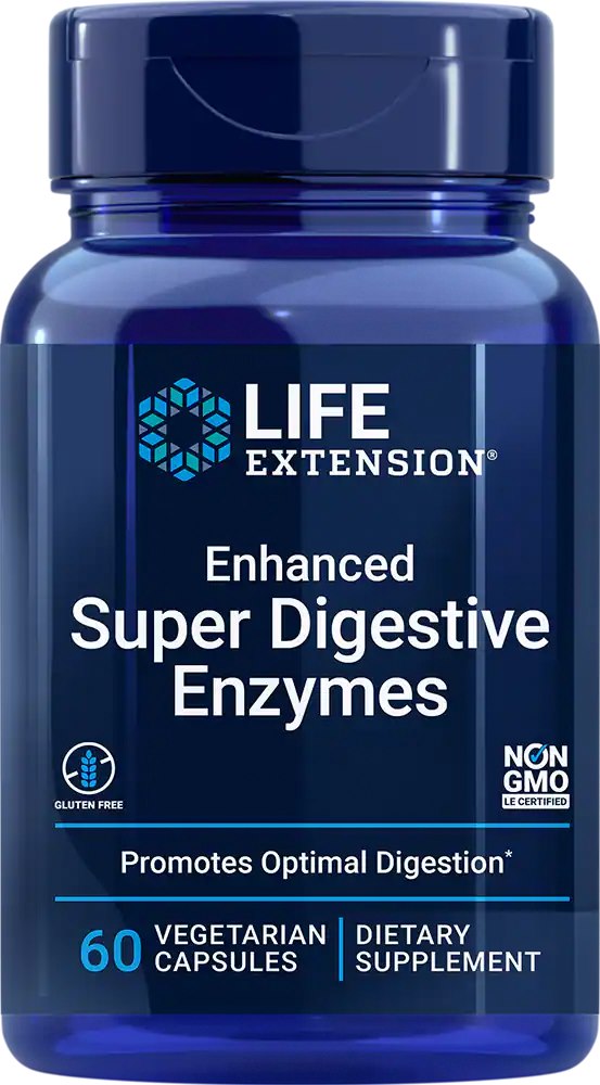 Enhanced Super Digestive Enzymes - 60 vcaps
