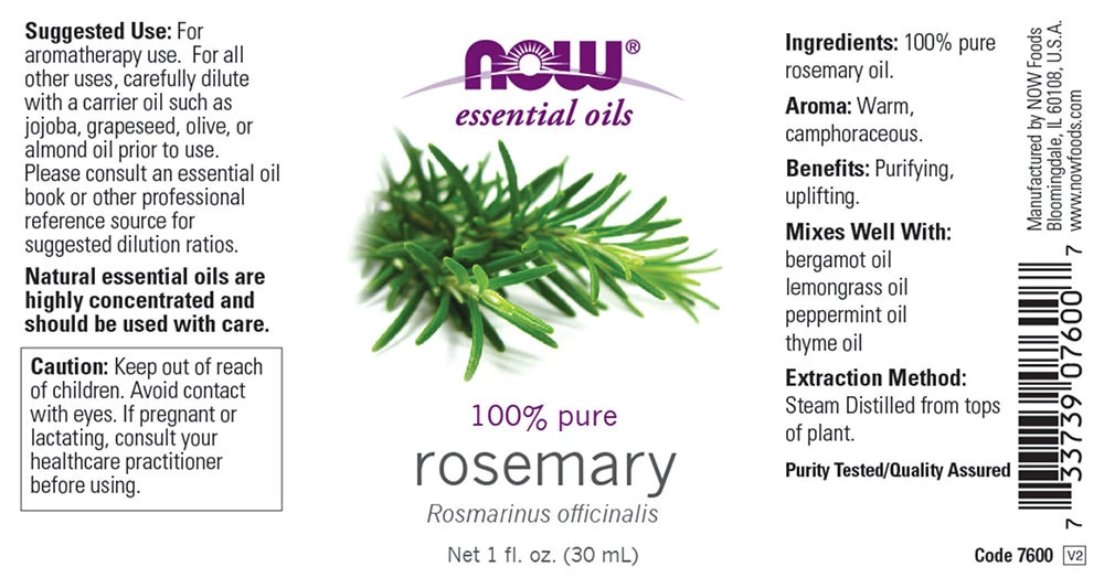 Rosemary Oil - 30 ml.