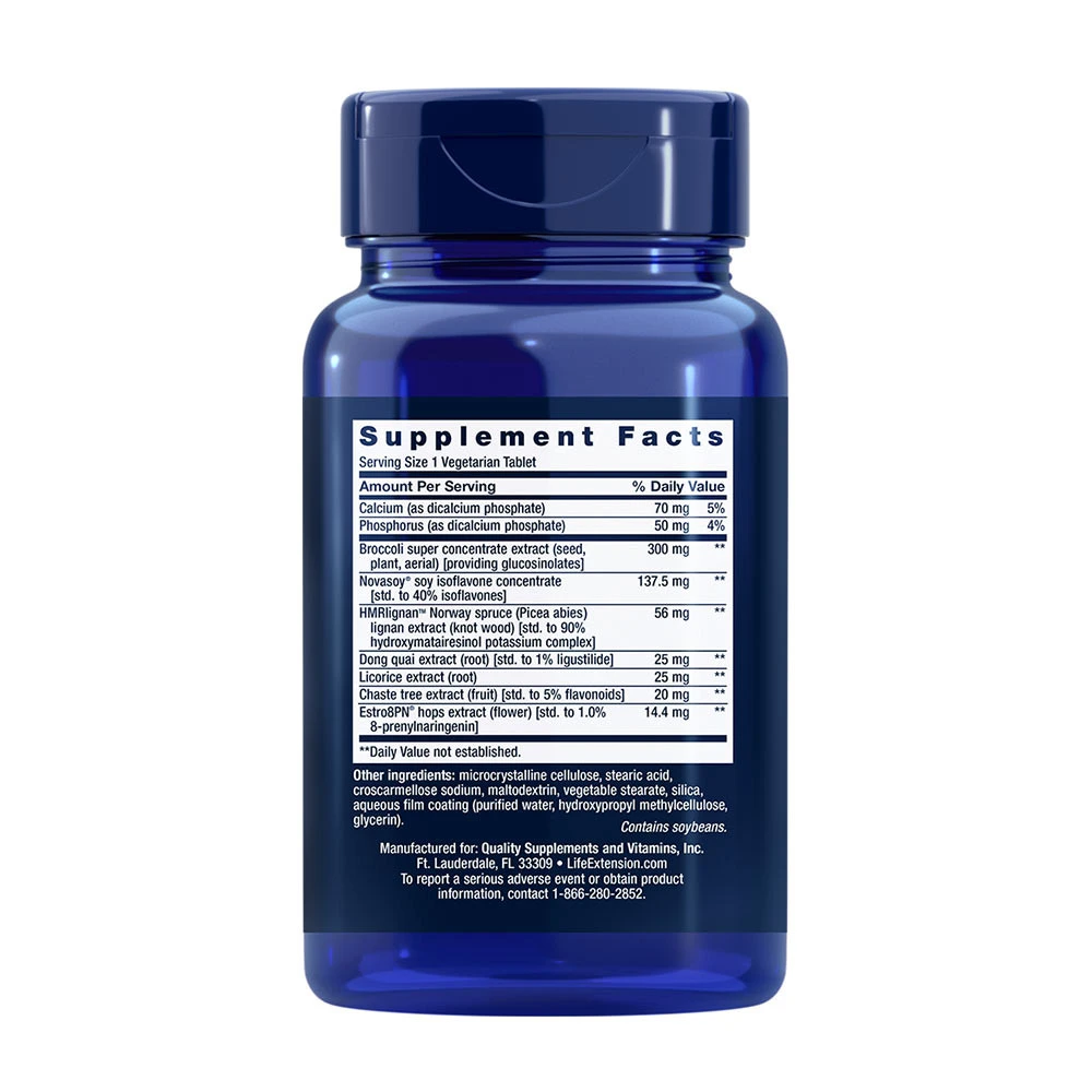 Østrogen til kvinder – 30 vegetariske tabletter - Image 2