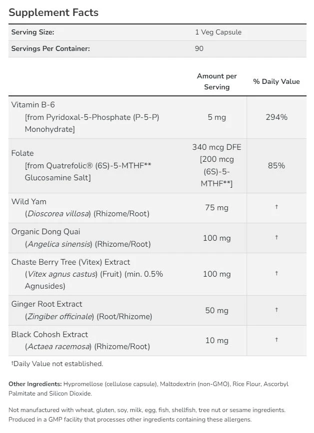 Kvindelig Balance – 90 vegan capsules - Image 2