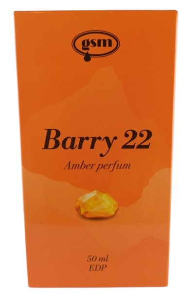 GSM MUMIO Amber Men's Perfume BARRY 22 (50 ml)