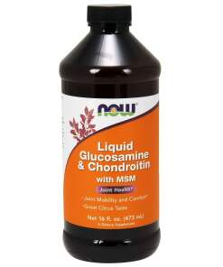 Glucosamine & Chondroitin with MSM Liquid - 473ml.