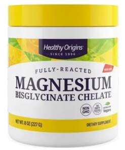 HEALTHY ORIGINS Magnesium Bisglycinate Chelate (227 g)