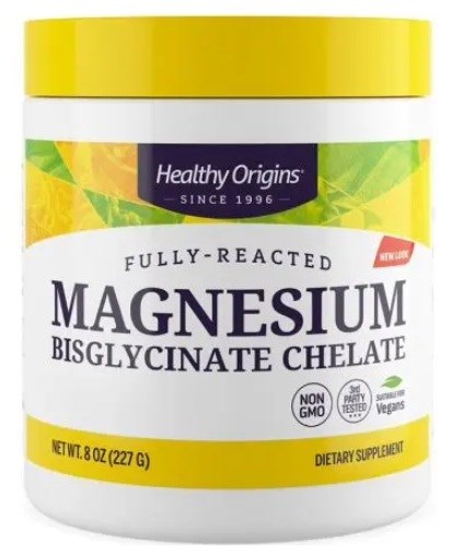 HEALTHY ORIGINS Magnesium Bisglycinate Chelate (227 g)