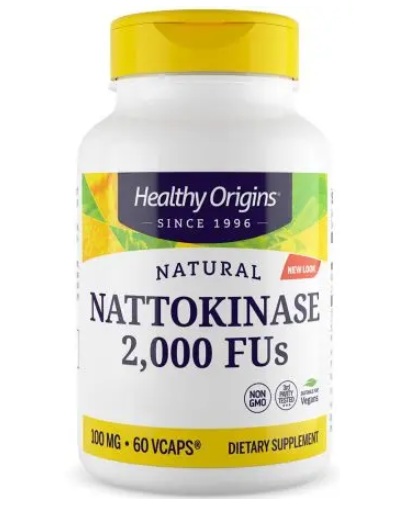 HEALTHY ORIGINS Natural Nattokinase 2000FUs (60 caps)