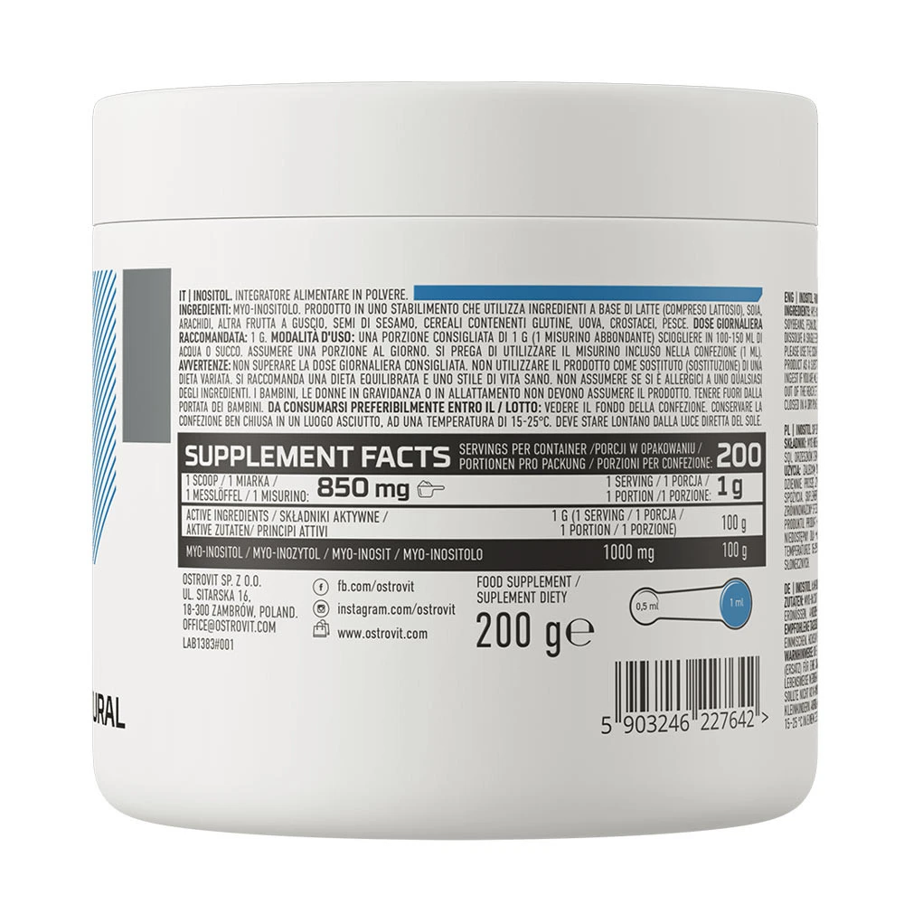 OstroVit – Inositol Supreme Pure – 200g - Image 4