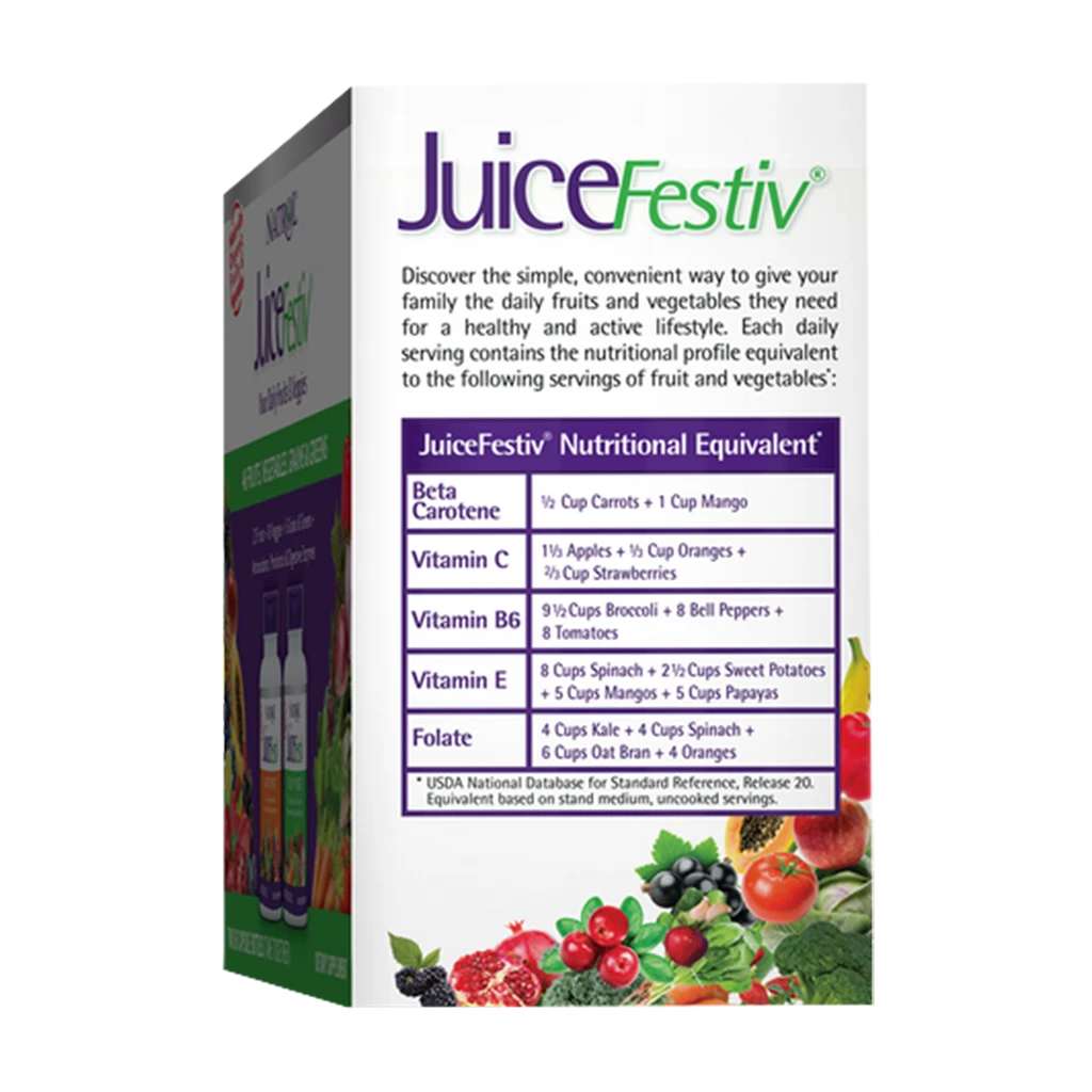 JuiceFestiv – Daily Fruits & Veggie – 60 + 60 capsules - Image 3