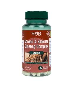 Korean & Siberian Ginseng Complex - 120 vcaps