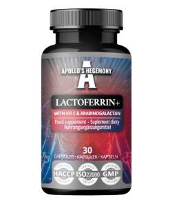 Lactoferrin+ with Vit C & Arabinogalactan - 30 caps