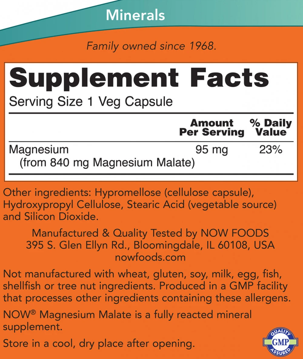 Magnesiummalat Kapsler – 180 kapsler - Image 2