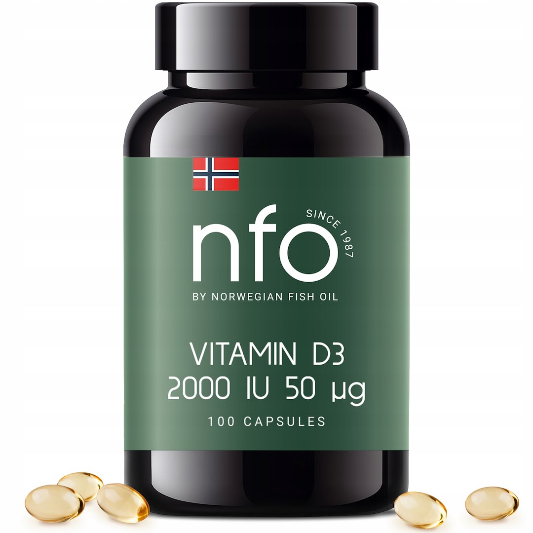 NFO Vitamin D3 2000 IU (100 caps)