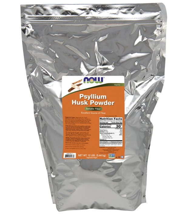 NOW FOODS Psyllium Husk Powder (5.44 g / 12 lb.)